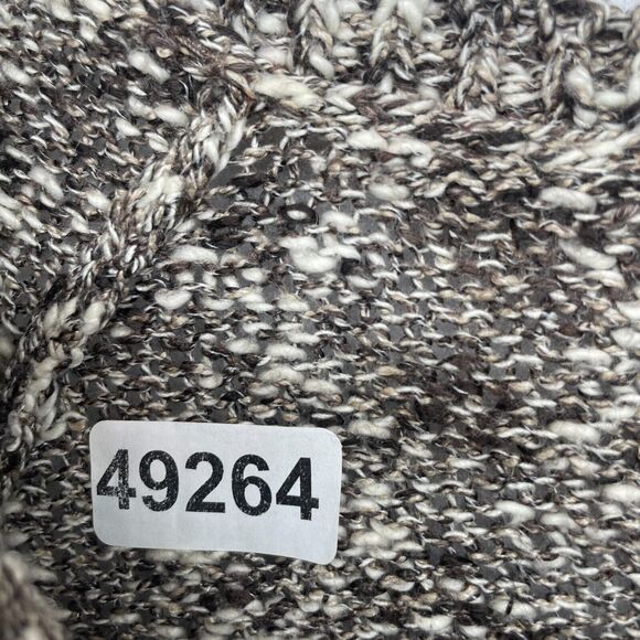 EILEEN FISHER Sweater PS Petite Linen Cotton Blend Round Neck Marled Brown USA - Picture 13 of 13